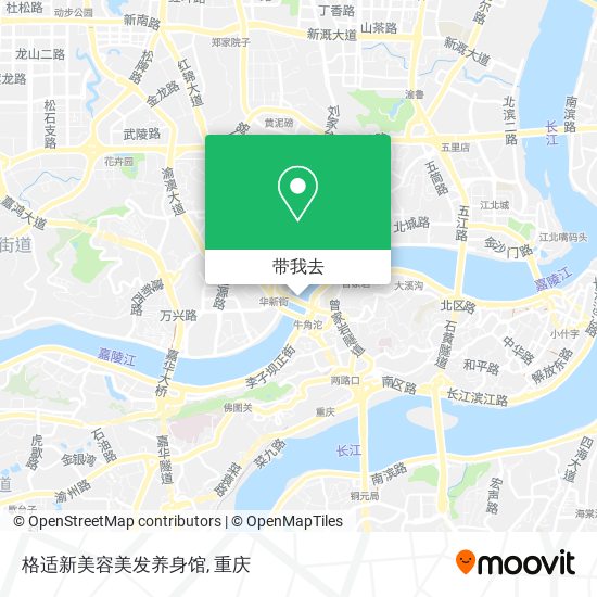 格适新美容美发养身馆地图