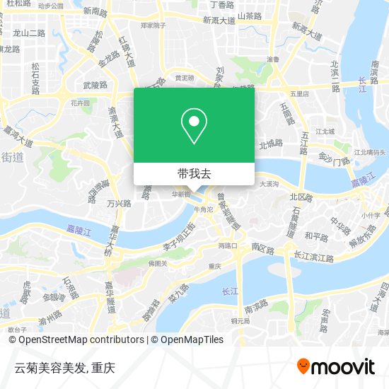 云菊美容美发地图