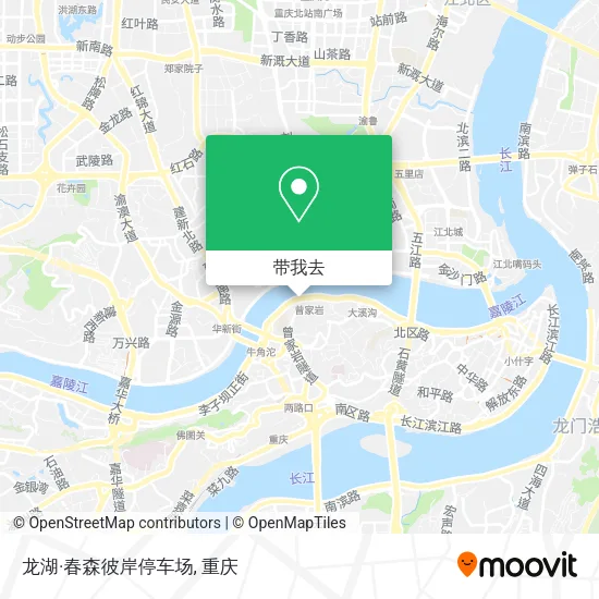 龙湖·春森彼岸停车场地图