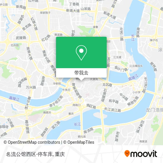 名流公馆西区-停车库地图