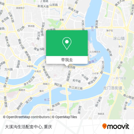 大溪沟生活配套中心地图