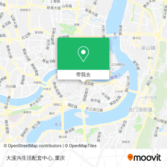 大溪沟生活配套中心地图