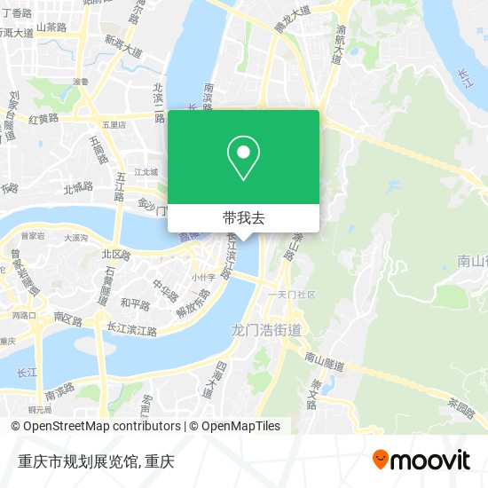 重庆市规划展览馆地图