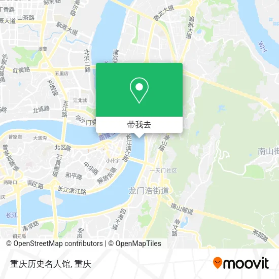 重庆历史名人馆地图