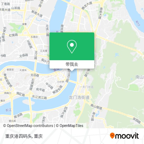 重庆港四码头地图