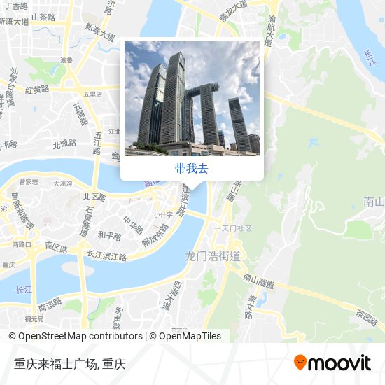 重庆来福士广场地图