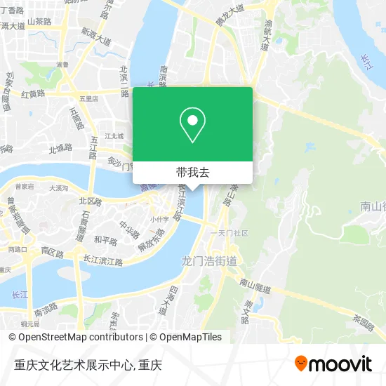 重庆文化艺术展示中心地图