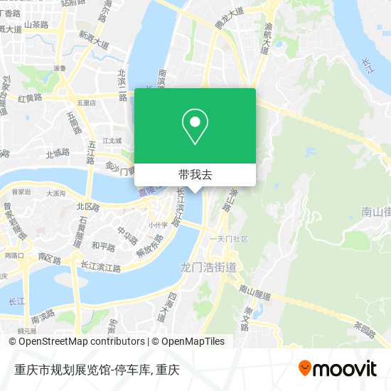 重庆市规划展览馆-停车库地图