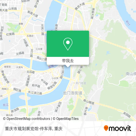 重庆市规划展览馆-停车库地图