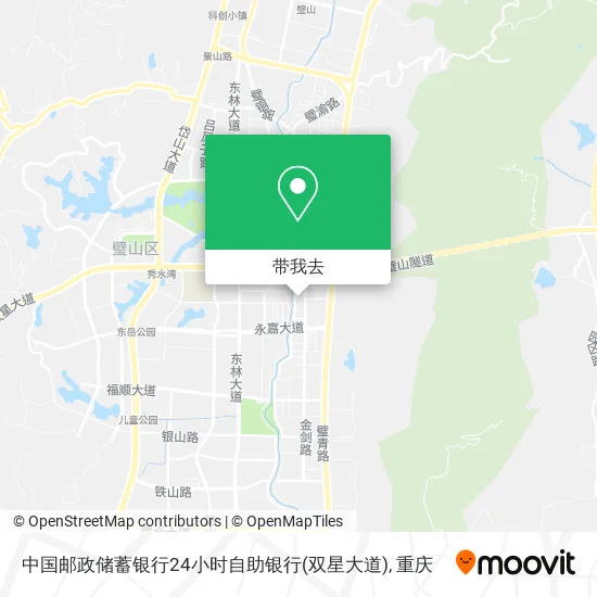 中国邮政储蓄银行24小时自助银行(双星大道)地图