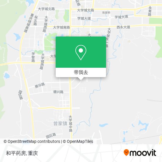 和平药房地图