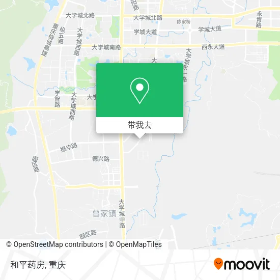 和平药房地图