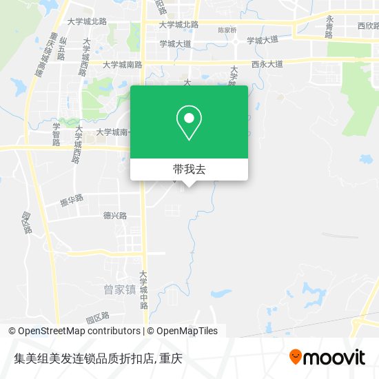 集美组美发连锁品质折扣店地图