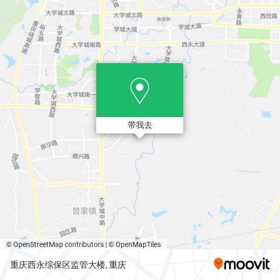 重庆西永综保区监管大楼地图