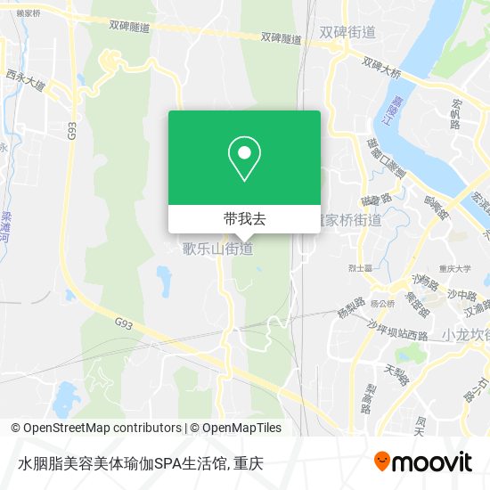 水胭脂美容美体瑜伽SPA生活馆地图