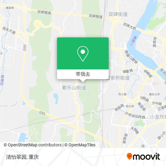 清怡翠园地图