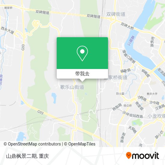 山鼎枫景二期地图
