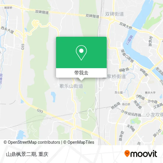 山鼎枫景二期地图