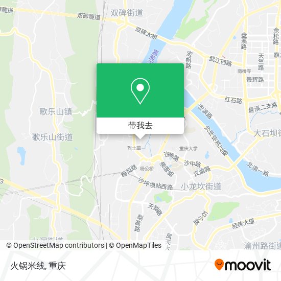 火锅米线地图