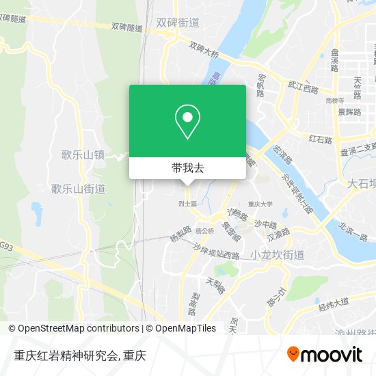 重庆红岩精神研究会地图