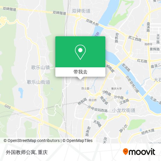 外国教师公寓地图
