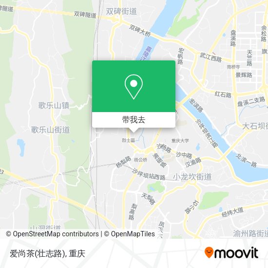 爱尚茶(壮志路)地图