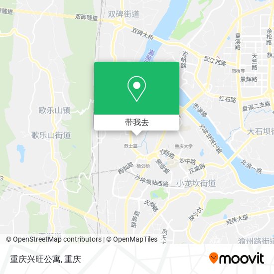重庆兴旺公寓地图