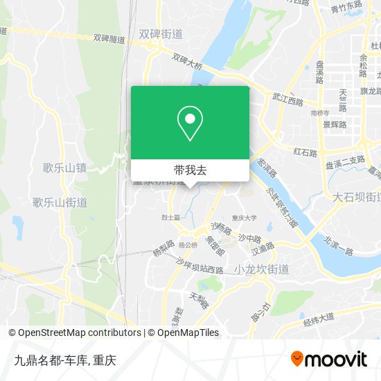 九鼎名都-车库地图
