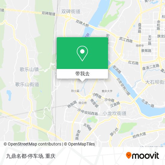 九鼎名都-停车场地图