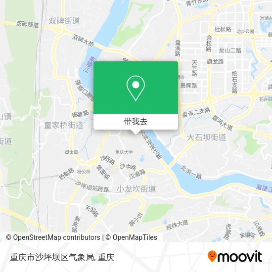 重庆市沙坪坝区气象局地图