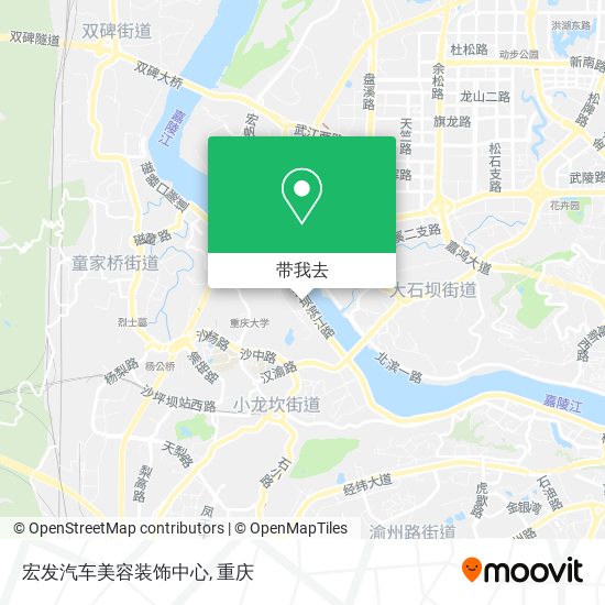 宏发汽车美容装饰中心地图