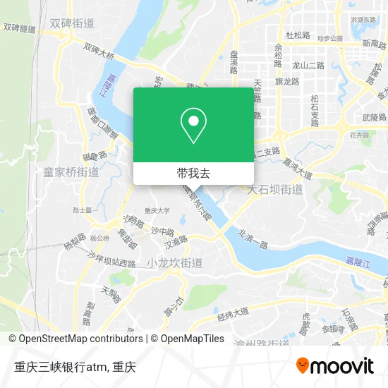 重庆三峡银行atm地图