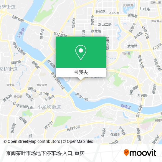 京闽茶叶市场地下停车场-入口地图