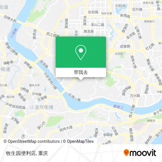 牧生园便利店地图