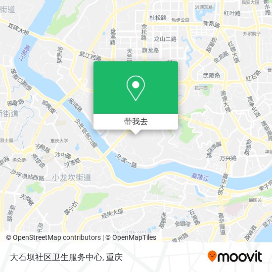 大石坝社区卫生服务中心地图