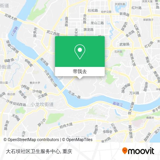 大石坝社区卫生服务中心地图