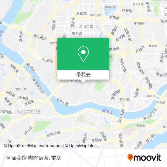 蓝箭宾馆-咖啡语茶地图