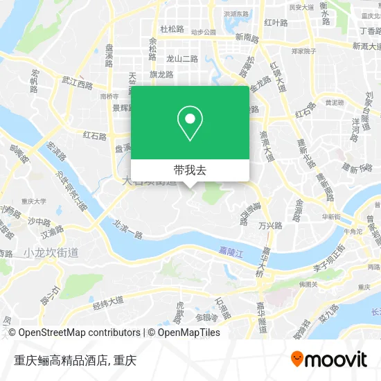 重庆鲡高精品酒店地图