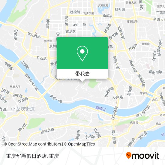 重庆华爵假日酒店地图