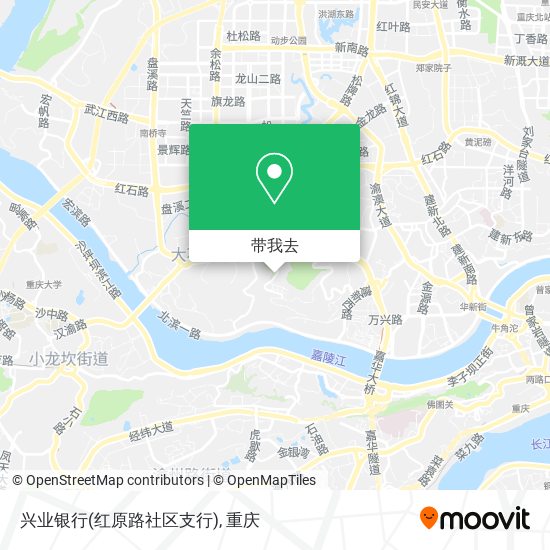 兴业银行(红原路社区支行)地图