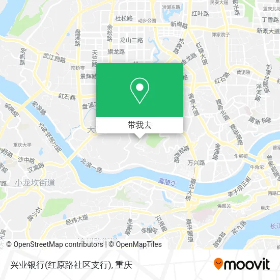 兴业银行(红原路社区支行)地图