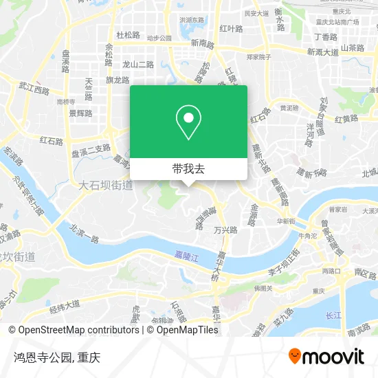 鸿恩寺公园地图