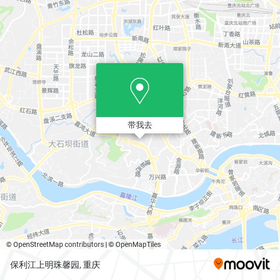 保利江上明珠馨园地图
