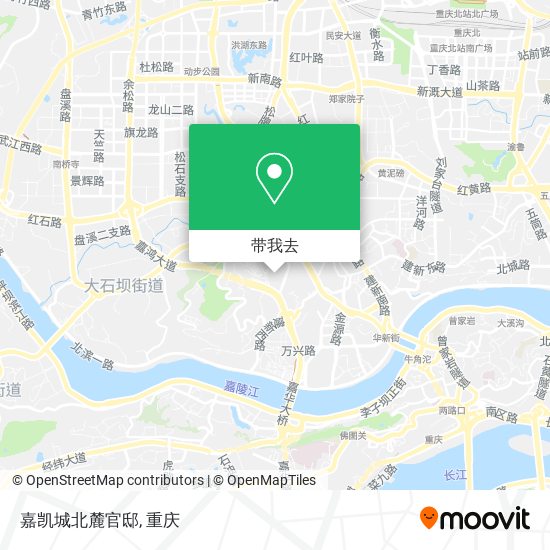 嘉凯城北麓官邸地图