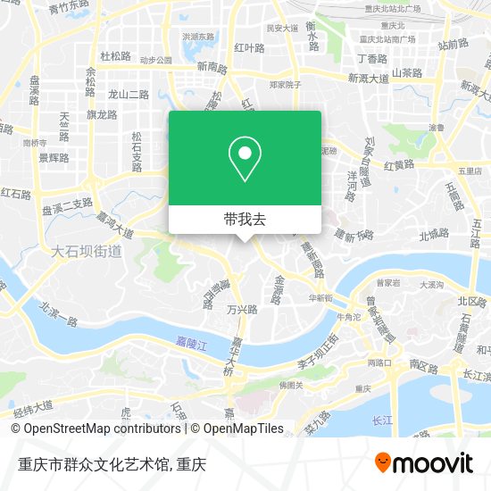 重庆市群众文化艺术馆地图