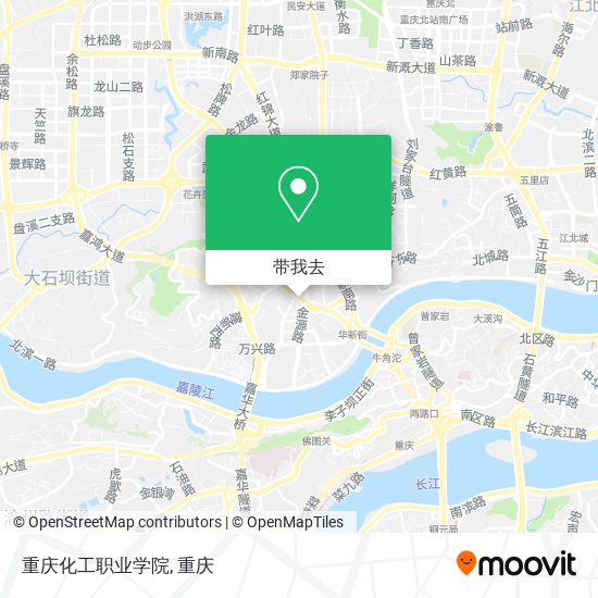 重庆化工职业学院地图