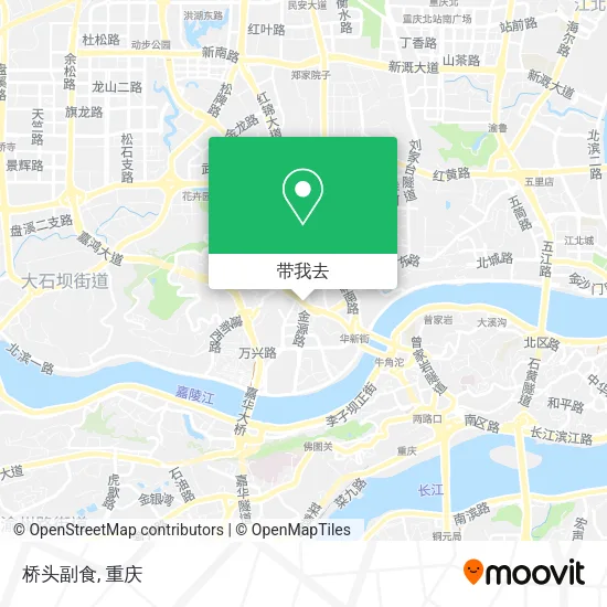 桥头副食地图