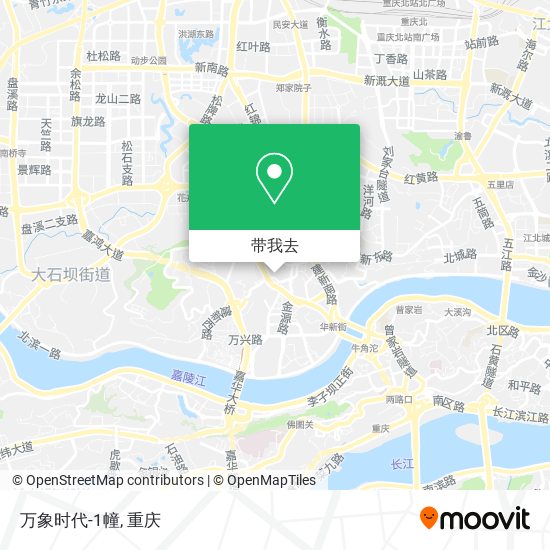 万象时代-1幢地图