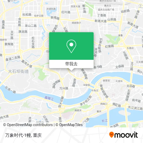 万象时代-1幢地图