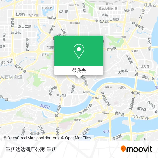 重庆达达酒店公寓地图